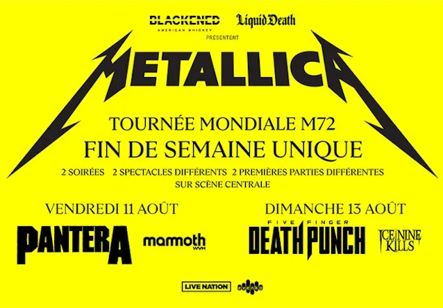 Metallica Tour Mundial