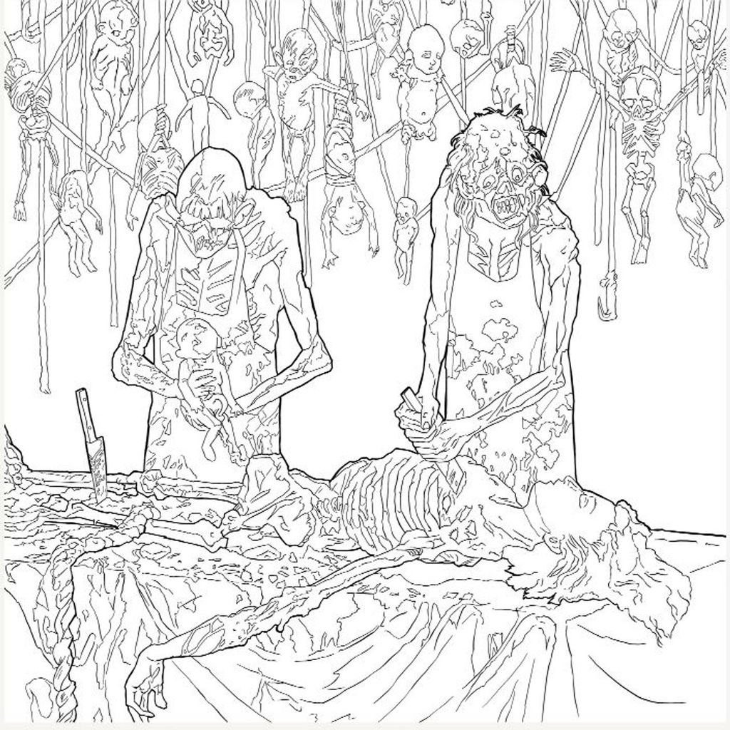 Cannibal Corpse Colouring Book 4