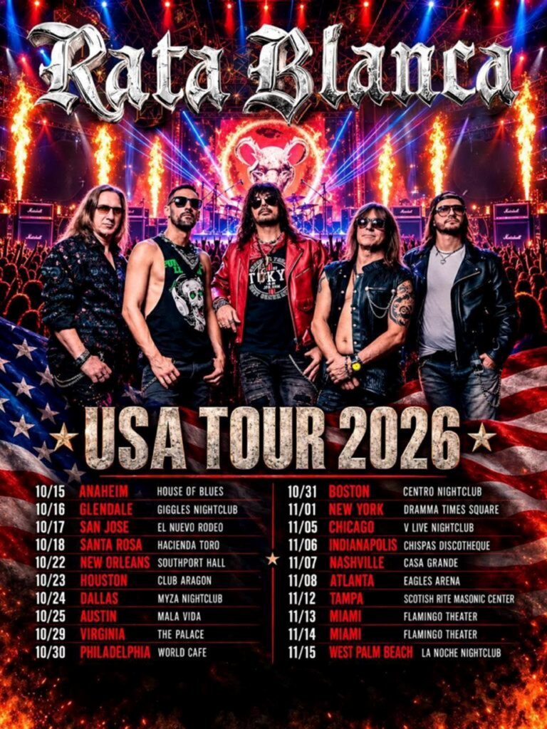 Rata Blanca Se Embarca En Esperada Gira Por Estados Unidos